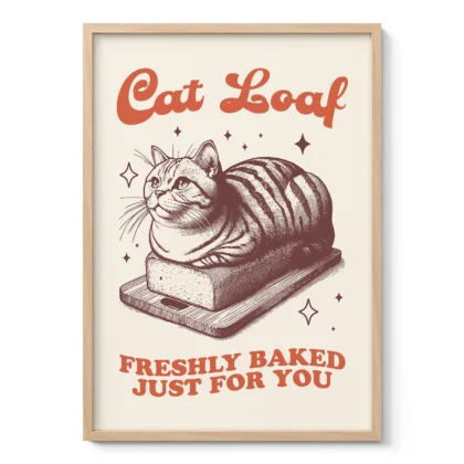 Cat Wall Art – Freshly Baked Just for You
