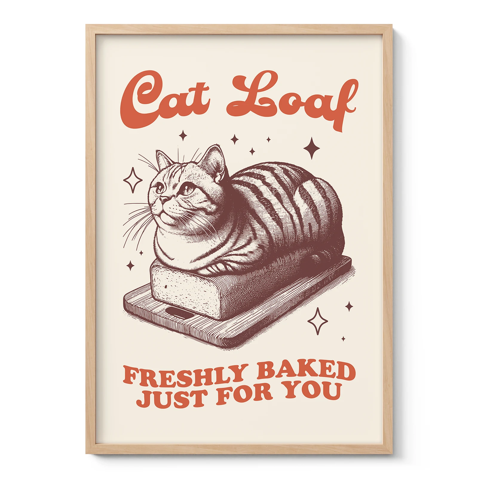 Cat Wall Art – Freshly Baked Just for You