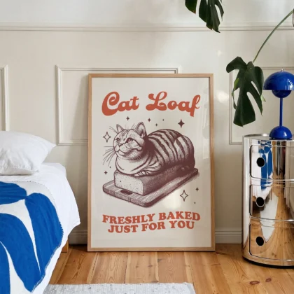 Cat Wall Art – Freshly Baked Just for You