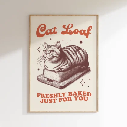 Cat Wall Art – Freshly Baked Just for You