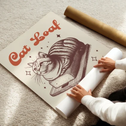 Cat Wall Art – Freshly Baked Just for You