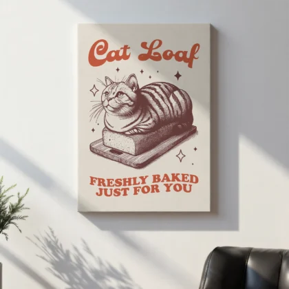 Cat Wall Art – Freshly Baked Just for You
