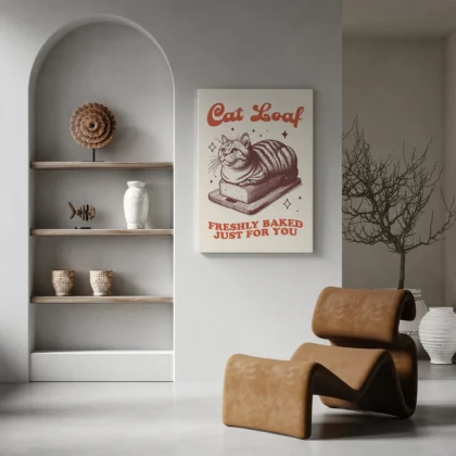 Cat Wall Art – Freshly Baked Just for You