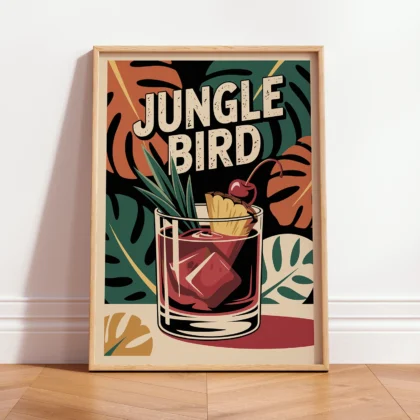 Cocktail Wall Art – Jungle Bird