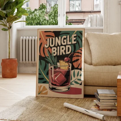 Cocktail Wall Art – Jungle Bird