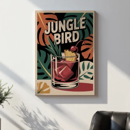 Cocktail Wall Art – Jungle Bird