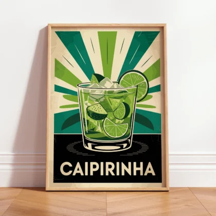 Caipirinha Cocktail Wall Art