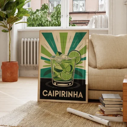 Caipirinha Cocktail Wall Art