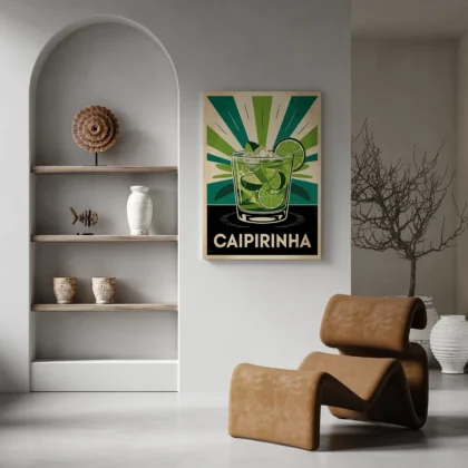 Caipirinha Cocktail Wall Art
