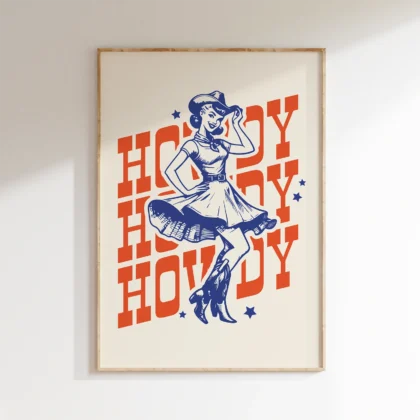 Cowgirl Wall Art – Poster or Canvas Print