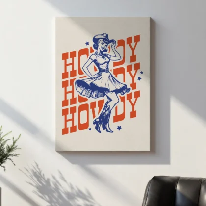 Cowgirl Wall Art – Poster or Canvas Print