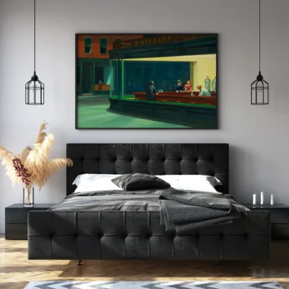 Nighthawks by Edward Hopper – Art Print Poster