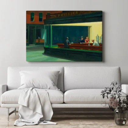 Nighthawks by Edward Hopper – Art Print Poster