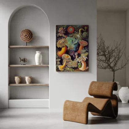 Anemones Wall Art by Ernst Haeckel