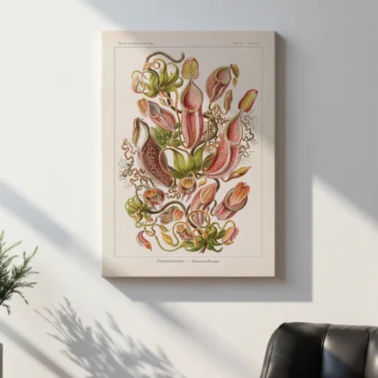 Nepenthes Wall Art by Ernst Haeckel