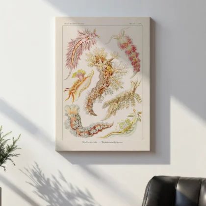 Nudibranchia Wall Art by Ernst Haeckel