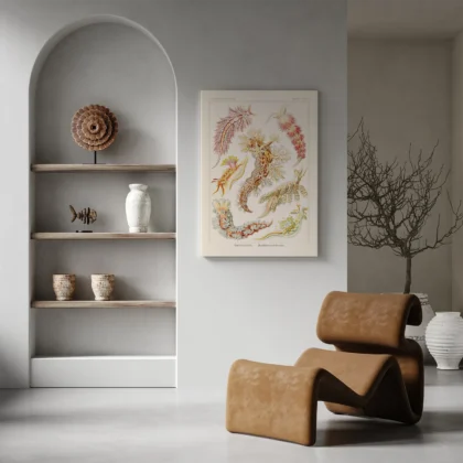 Nudibranchia Wall Art by Ernst Haeckel