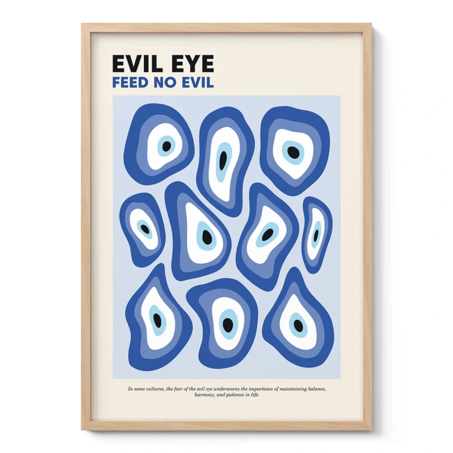 Wandbild – Böses Auge