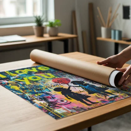 Graffiti Wandbild – I Love You