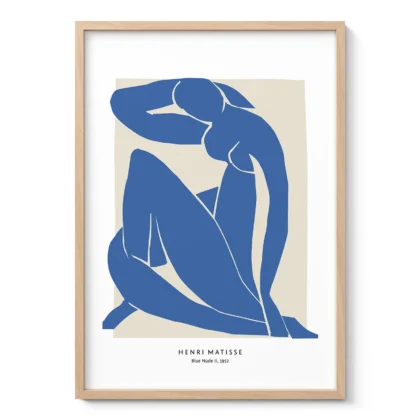 Blaue Figur (Nr. 1) – Henri Matisse Wandbild