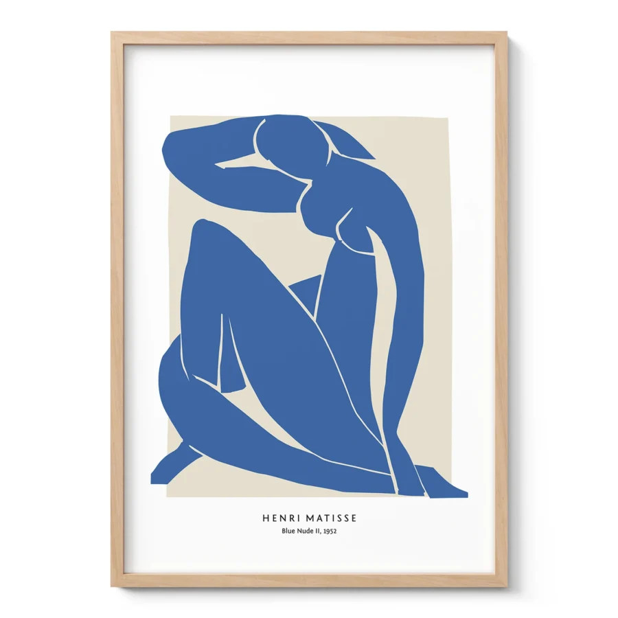 Blue Nude Matisse Poster – Modern Art Print