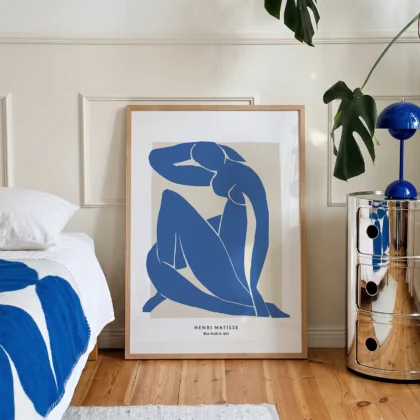 Blaue Figur (Nr. 1) – Henri Matisse Wandbild