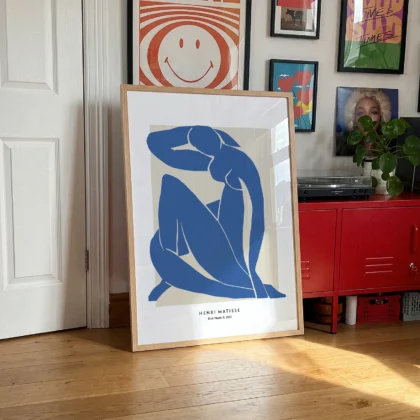 Blaue Figur (Nr. 1) – Henri Matisse Wandbild