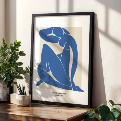 Blaue Figur (Nr. 1) – Henri Matisse Wandbild