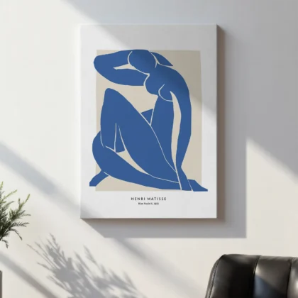 Blaue Figur (Nr. 1) – Henri Matisse Wandbild