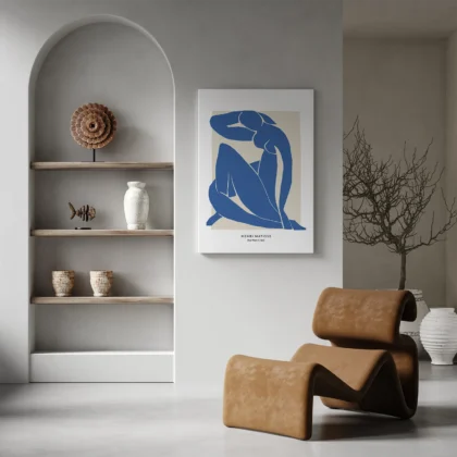 Blaue Figur (Nr. 1) – Henri Matisse Wandbild