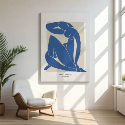 Blaue Figur (Nr. 1) – Henri Matisse Wandbild