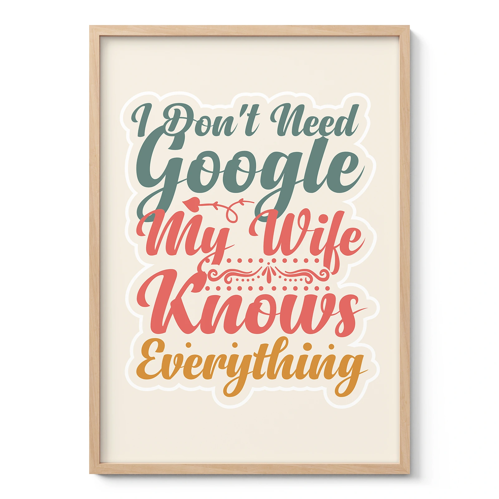 I Don’t Need Google, My Wife Knows Everything