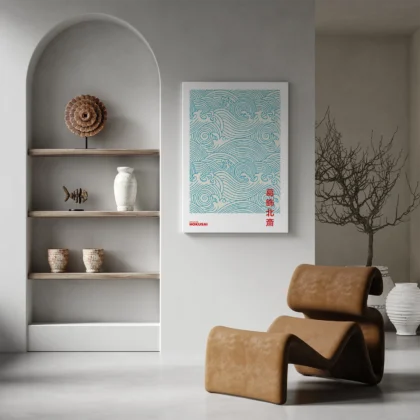 Hokusai Japanese Waves Print