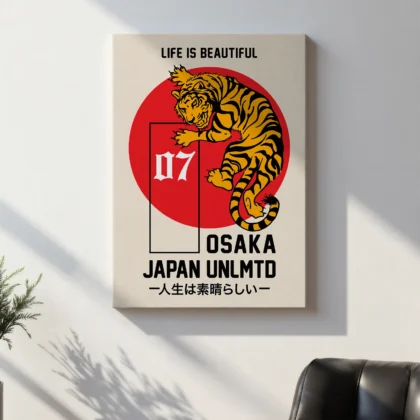 Japanischer Tiger Wandbilder