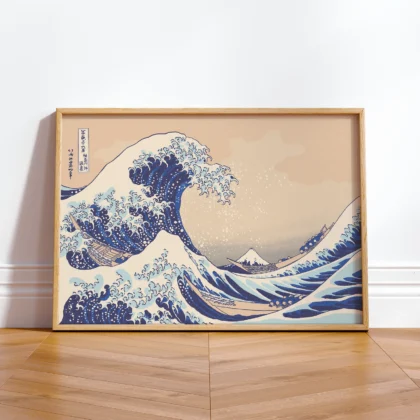 Die große Welle vor Kanagawa – Hokusai Wandbild