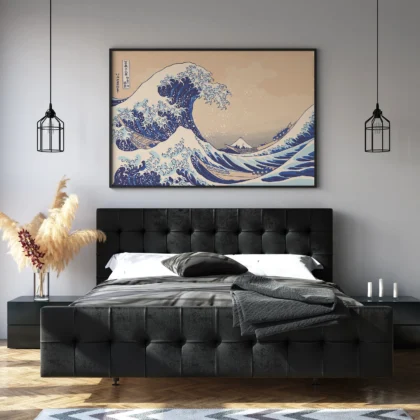 Die große Welle vor Kanagawa – Hokusai Wandbild