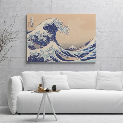 Die große Welle vor Kanagawa – Hokusai Wandbild