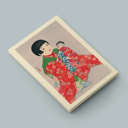 Child with Doll by Hasui Kawase
