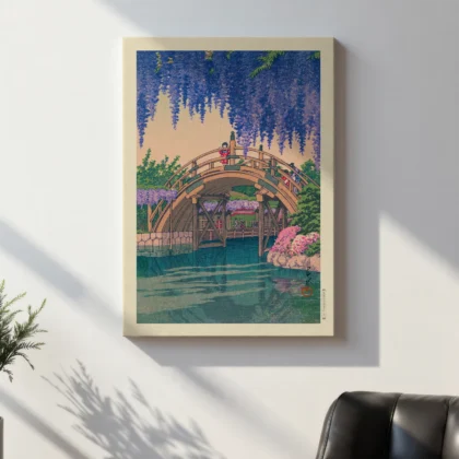Kamedonofuji-Garten – Hasui Kawase Wandbild