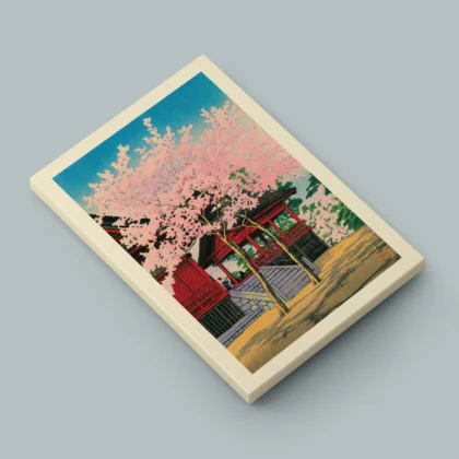 Kiyomizu-Halle in Ueno – Hasui Kawase Wandbild