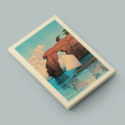 Zaimoku-Insel in Matsushima – Hasui Kawase Wandbild