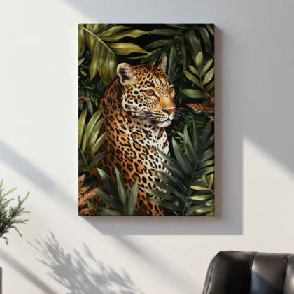 Wandbild – Leopard