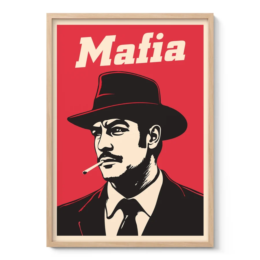 Mafia Poster – Vintage Gangster Wall Art