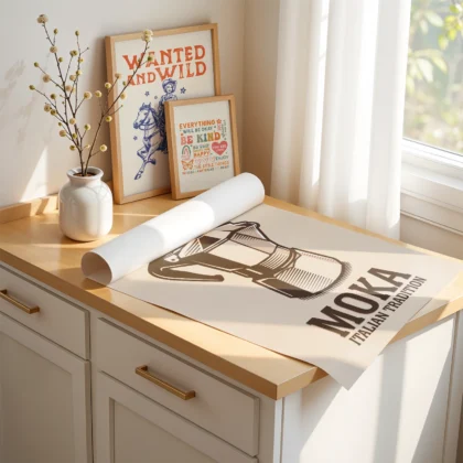 Wandbild – Mokkakanne