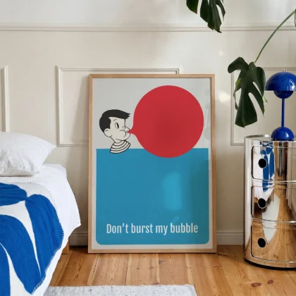 Don’t Burst My Bubble – Wall Art for Kids