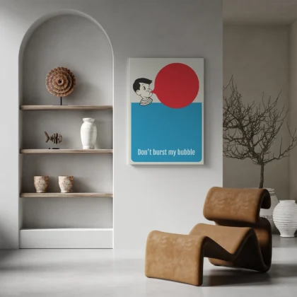 Don’t Burst My Bubble – Wall Art for Kids