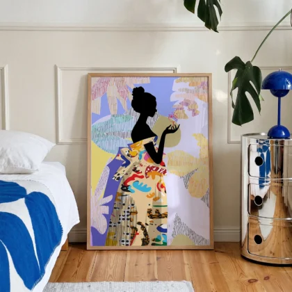 Woman Wall Art – Silent Elegance