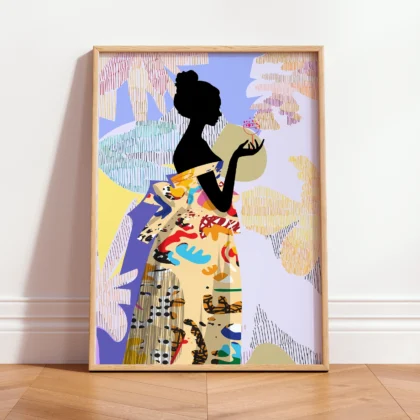 Woman Wall Art – Silent Elegance