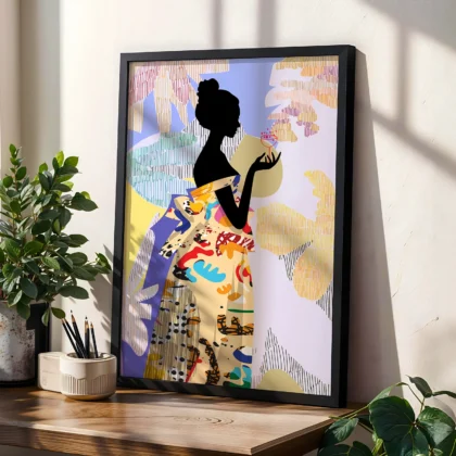 Woman Wall Art – Silent Elegance