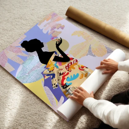 Woman Wall Art – Silent Elegance